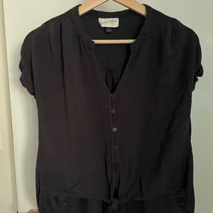 Universal Thread Black Knitted Top